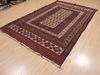 Kilim Red Flat Woven 57 X 90 Area Rug 100-110515 Thumb 3