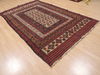Kilim Red Flat Woven 57 X 90 Area Rug 100-110515 Thumb 4