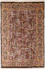 Qum Yellow Hand Knotted 66 X 910  Area Rug 254-110516 Thumb 0