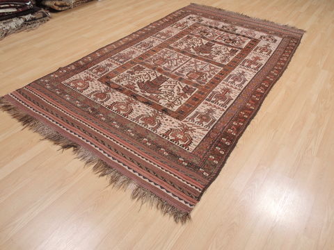 Kilim Brown Flat Woven 50 X 810 Area Rug 100-110519 Image 2