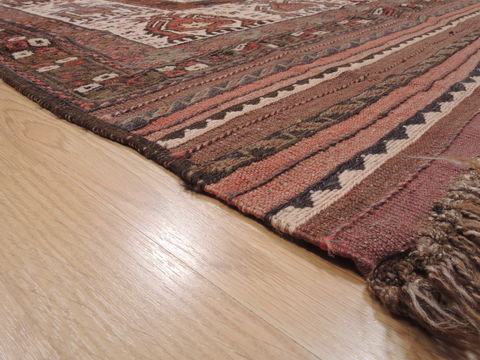 Kilim Brown Flat Woven 50 X 810 Area Rug 100-110519 Image 4