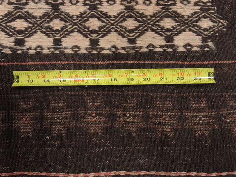 Kilim Brown Runner Flat Woven 51 X 97 Area Rug 100-110521 Image 6