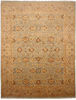 Tabriz Blue Hand Knotted 124 X 160  Area Rug 254-110522 Thumb 0