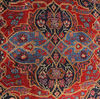 Heriz Red Hand Knotted 110 X 140 Area Rug 254-110526 Thumb 2