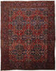 Heriz Red Hand Knotted 110 X 140 Area Rug 254-110526 Thumb 0