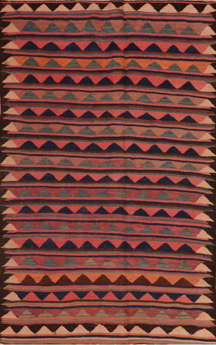 Kilim Red Flat Woven 46 X 79 Area Rug 100-110527 Image 0
