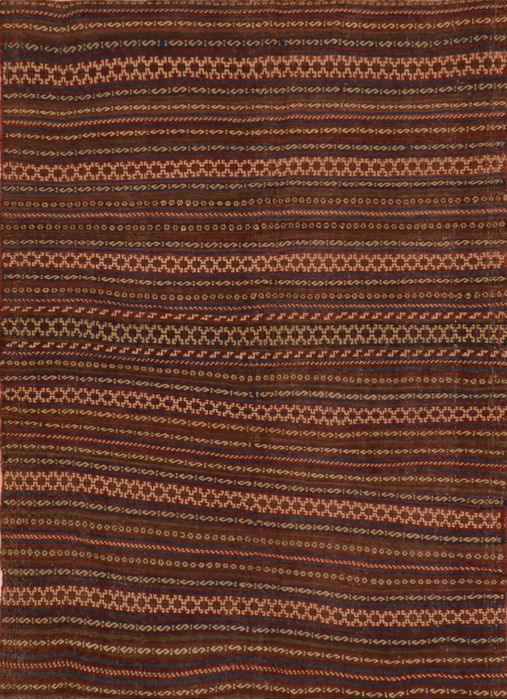 Kilim Brown Flat Woven 47 X 63 Area Rug 100-110529 Image 0