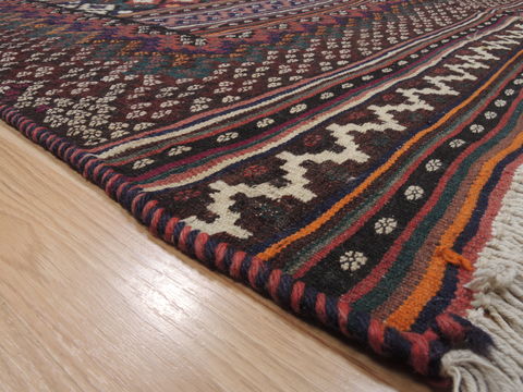 Kilim Brown Flat Woven 51 X 611 Area Rug 100-110531 Image 4
