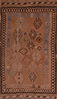 Kilim Brown Flat Woven 48 X 83 Area Rug 100-110535 Thumb 0