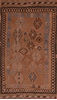 Kilim Brown Flat Woven 48 X 83  Area Rug 100-110535 Thumb 0