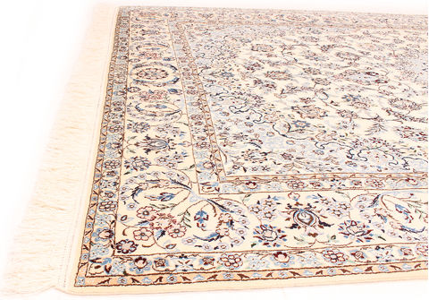 Nain White Hand Knotted 50 X 75 Area Rug 254-110540 Image 3