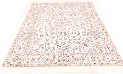 Nain White Hand Knotted 50 X 75 Area Rug 254-110540 Image 5