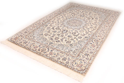 Nain White Hand Knotted 50 X 75 Area Rug 254-110540 Image 6