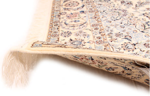Nain White Hand Knotted 50 X 75 Area Rug 254-110540 Image 7