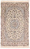 Nain White Hand Knotted 50 X 75 Area Rug 254-110540 Thumb 0