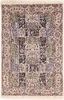 Nain White Hand Knotted 53 X 710  Area Rug 254-110543 Thumb 0