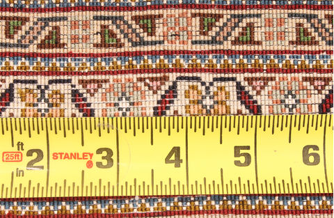 Mahi Beige Square Hand Knotted 67 X 86 Area Rug 254-110545 Image 1