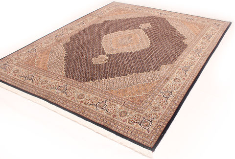 Mahi Beige Square Hand Knotted 67 X 86 Area Rug 254-110545 Image 5