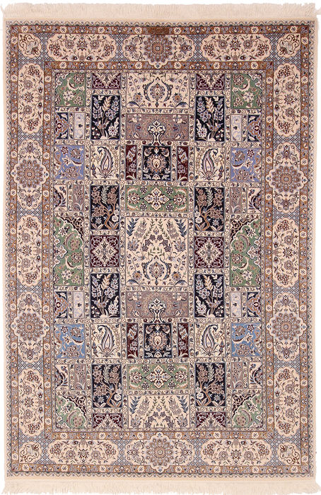 Nain White Hand Knotted 54 X 710 Area Rug 254-110550 Image 0