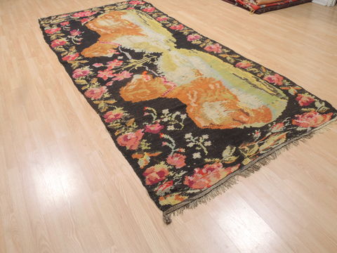 Kilim Green Runner Flat Woven 49 X 1011 Area Rug 100-110558 Image 3