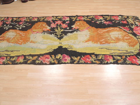 Kilim Green Runner Flat Woven 49 X 1011 Area Rug 100-110558 Image 4
