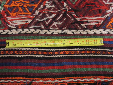 Kilim Red Runner Flat Woven 55 X 96 Area Rug 100-110560 Image 6