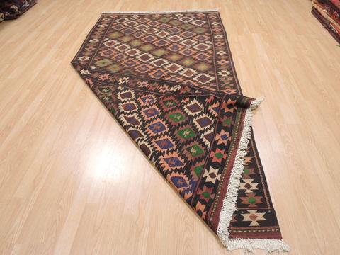Kilim Brown Flat Woven 47 X 92 Area Rug 100-110563 Image 5