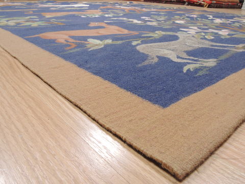 Kilim Blue Flat Woven 610 X 87 Area Rug 100-110567 Image 8