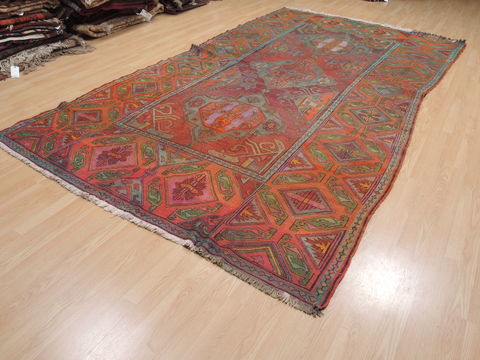 Kilim Red Flat Woven 66 X 124 Area Rug 100-110569 Image 2