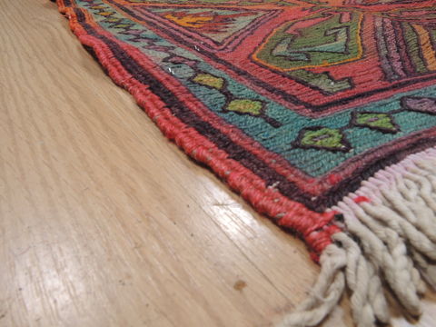 Kilim Red Flat Woven 66 X 124 Area Rug 100-110569 Image 4