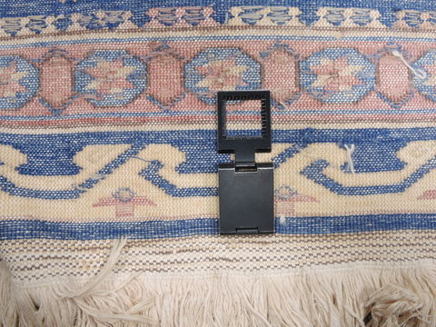 Kilim Blue Flat Woven 100 X 128 Area Rug 100-110570 Image 8