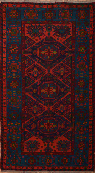 Kilim Blue Flat Woven 68 X 1111 Area Rug 100-110571 Image 0