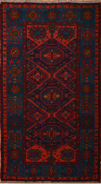 Kilim Blue Flat Woven 6'8" X 11'11"  Area Rug 100-110571