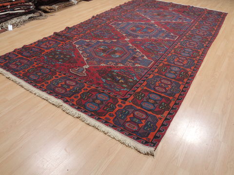 Kilim Blue Flat Woven 69 X 126 Area Rug 100-110576 Image 2