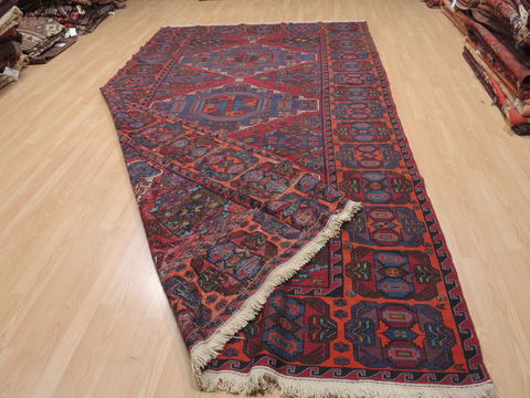 Kilim Blue Flat Woven 69 X 126 Area Rug 100-110576 Image 5