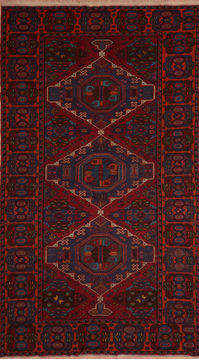 Romania Kilim Blue Rectangle 8x11 ft Wool Carpet 110576