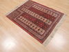 Khan Mohammadi Multicolor Hand Knotted 34 X 41  Area Rug 100-110578 Thumb 2