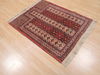 Khan Mohammadi Multicolor Hand Knotted 34 X 41 Area Rug 100-110578 Thumb 2