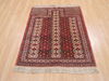 Khan Mohammadi Multicolor Hand Knotted 34 X 41 Area Rug 100-110578 Thumb 3