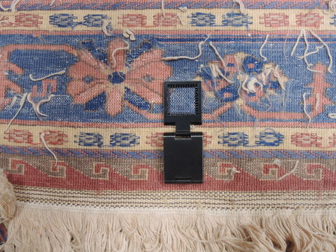Kilim Blue Square Flat Woven 90 X 105 Area Rug 100-110580 Image 8