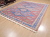 Kilim Blue Square Flat Woven 90 X 105 Area Rug 100-110580 Thumb 2
