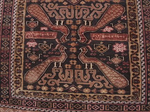 Kilim Brown Runner Flat Woven 54 X 97 Area Rug 100-110583 Image 4