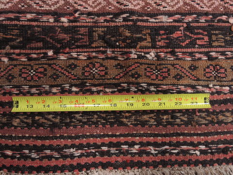 Kilim Brown Runner Flat Woven 54 X 97 Area Rug 100-110583 Image 8