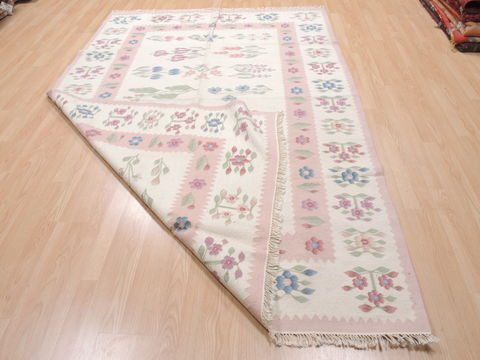Kilim Beige Flat Woven 61 X 92 Area Rug 100-110588 Image 5