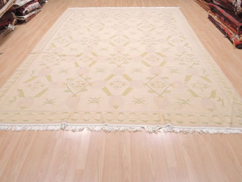 Kilim Beige Flat Woven 83 X 115 Area Rug 100-110589 Image 1