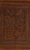 Kilim Brown Flat Woven 54 X 92  Area Rug 100-110595 Thumb 0