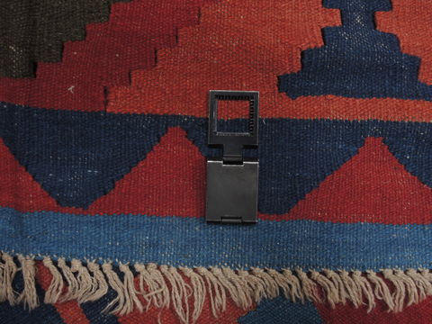 Kilim Blue Square Flat Woven 67 X 82 Area Rug 100-110596 Image 7