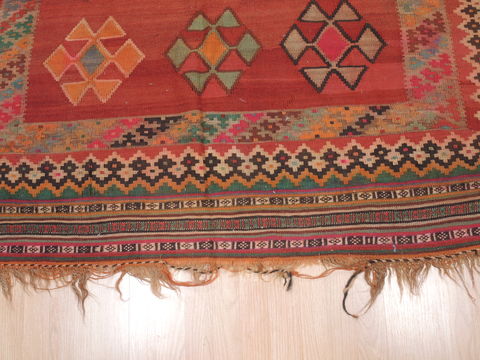 Kilim Red Flat Woven 53 X 84 Area Rug 100-110597 Image 4