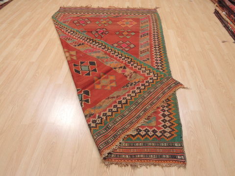Kilim Red Flat Woven 53 X 84 Area Rug 100-110597 Image 6