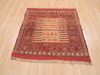 Kilim Red Square Flat Woven 37 X 37 Area Rug 100-110599 Thumb 1